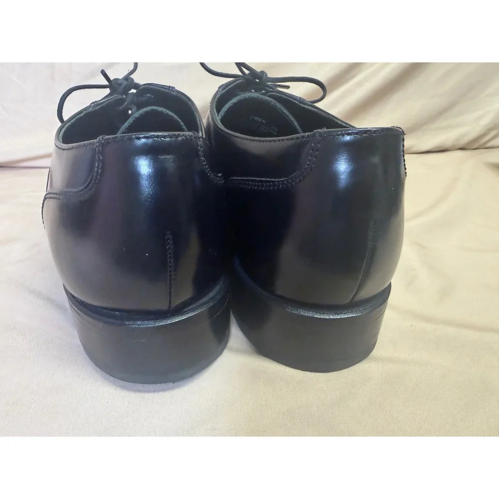 Florsheim Mens Black Geniune Leather Cap Toe Oxford Dress Shoes Size 9 D